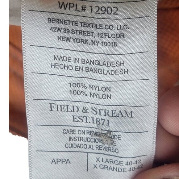 Field & Stream Shorts Men Size XL Beige Cargo Nylon Breathable Fishing Boating - Picture 4 of 13